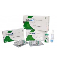 Zidicef IM/IV Injection 500 mg vial