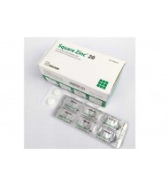 Square Zinc Orally Dispersible Tablet 20 mg