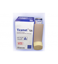 Ticamet Inhaler (25 mcg+250 mcg)/puff 120 metered doses