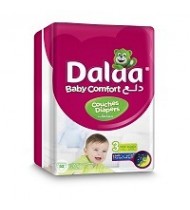 Dalaa Baby Diaper Belt Value Pack Midi 4-9 Kg 52 Pcs