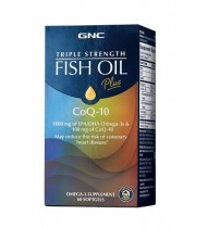 GNC TRIPLE STRENGTH FISH OIL PLUS COQ-10