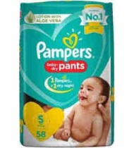 Pampers Baby Dry Pants Diaper Pant S 4-8 kg