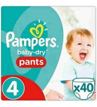 Pampers Baby Dry Size 4 Essential Pack Pants 9-15 kg
