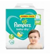 Pampers Baby Dry Size 5 Jumbo Plus Pack Belt 11 - 16 kg