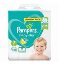 Pampers Baby Dry Size 7 Jumbo Plus Pack Belt 15+ kg