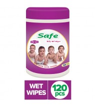 Safe Baby Wet Wipes with Milk Lotion - 120pcs