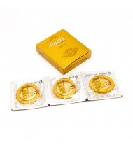 AMORE LUXURY GOLD CONDOMS (3 PCS PACK)