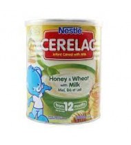 Nestlé Cerelac Honey & Wheat With Milk (12 months +) Tin 1 kg