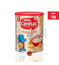 Nestlé Cerelac Mixed Fruits & Wheat With Milk (7 months +) Tin 1 kg