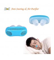 AntiSnoring and AirPurifier Silicone Snore Nose Clip Vents2 In 1