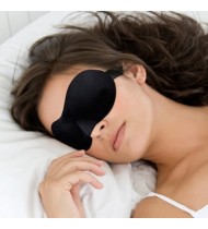 Sleep Eye Mask Sleeping Eye Blindfold Black Travel Sleep Aid Rest 