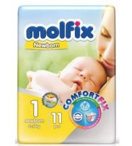 MOLFIX 1 NEWBORN 2-5KG (11PCS)