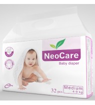 Neocare Belt System Baby Diaper M  32 pcs
