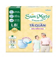 Sun Mate Adult Diaper Pant System 8 pcs