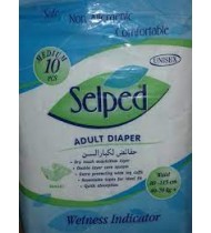 Selped Adult Diaper Belt SystemM Size(  71-120cm)28-47 Inches 10 pcs