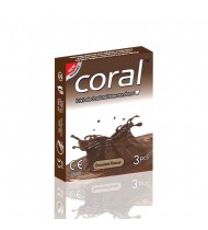 Coral Condom Chocolate Flavours 3 pcs