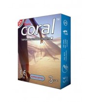 Coral Condom Supper Dotted With Flavours 3 pcs