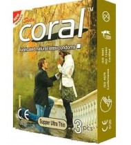 Coral Condom Supper Ultrathin With Flavours
